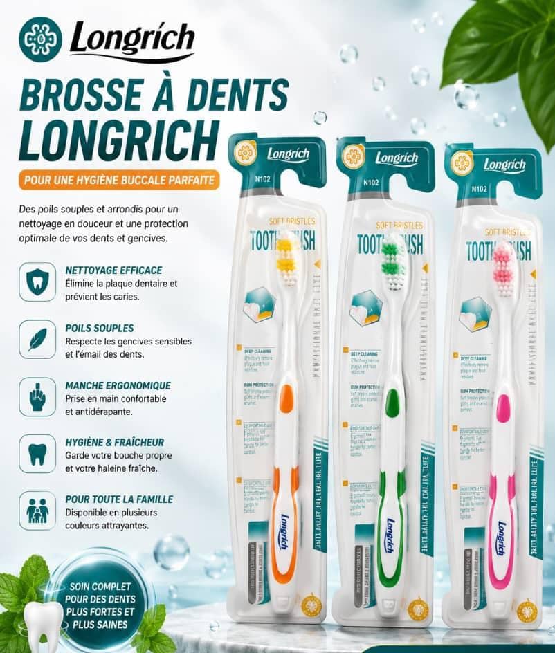 LONGRICH Brosse à Dents