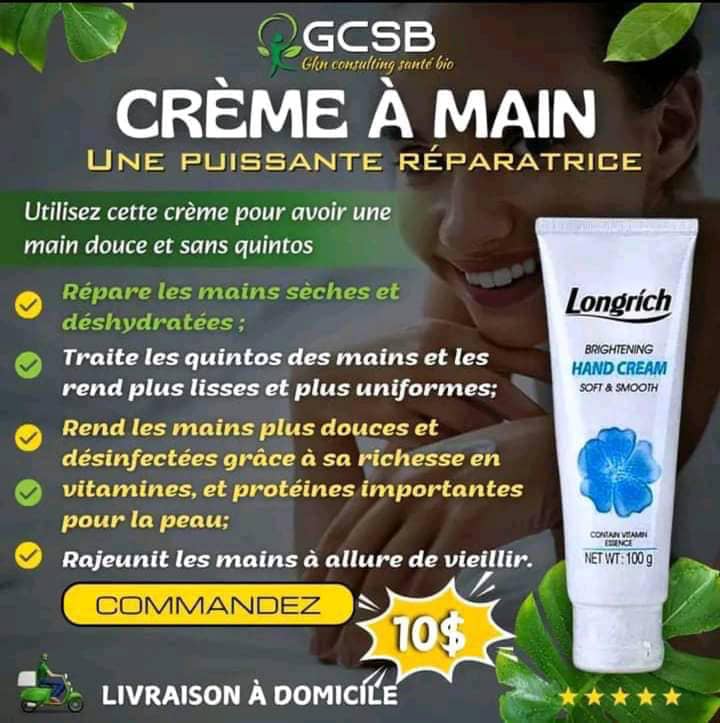 Description du produit : LONGRICH Brightening Hand Cream