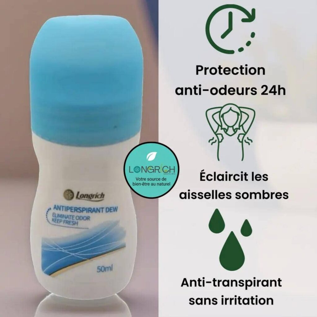 LONGRICH Antiperspirant Dew – Déodorant Anti-transpirant 50 ml